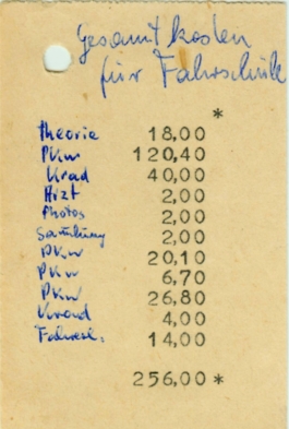 1962-01-29 Gesamtkosten Fahrschule-25%