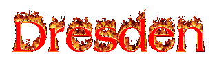 Animierter Schriftzug 'Dresden'